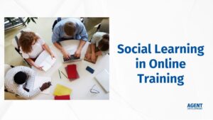 Social Learning in Online Training